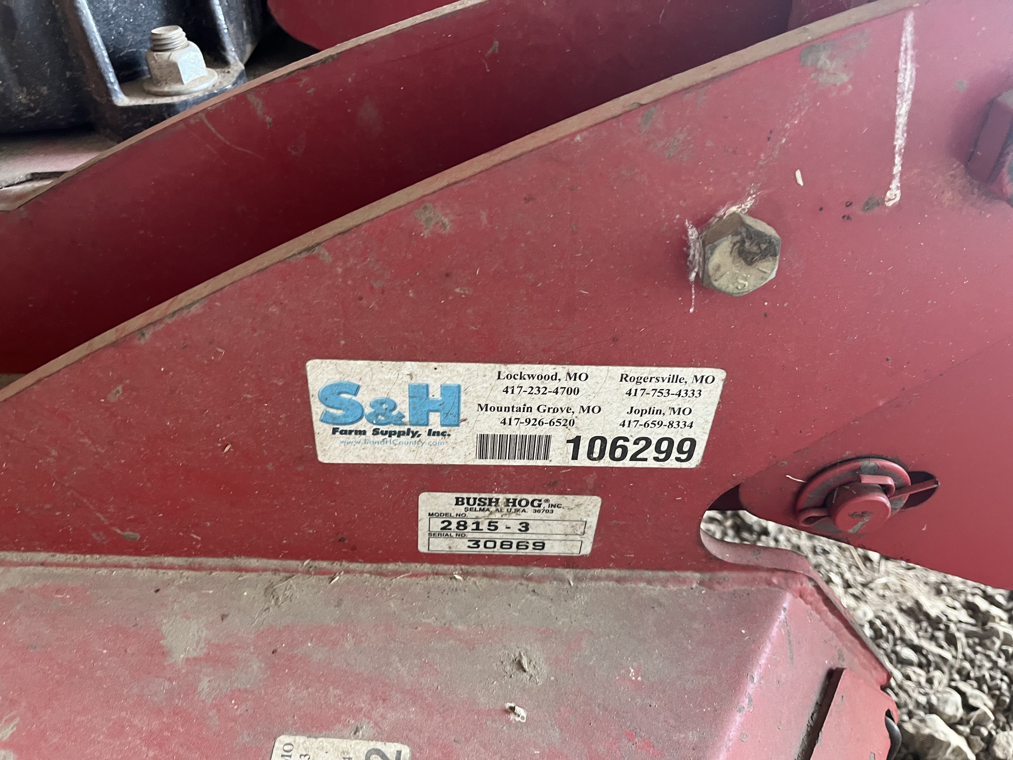  2015 Bush Hog 2815 at Heritage Tractor in Lockwood, MO