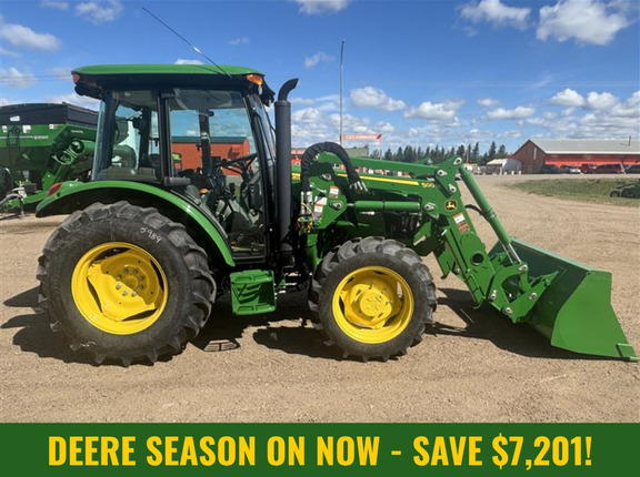  John Deere 5075E Cab Tractor + Loader