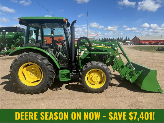  John Deere 5075E Cab Tractor + Loader