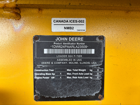 2024 John Deere 624 P
