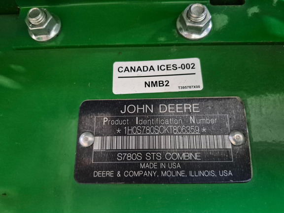 Used 2019 John Deere S780 Combines at Horizon Ag & Turf in St. Paul, AB - Photo7