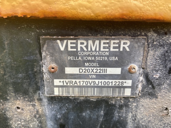 2018 Vermeer 20X22