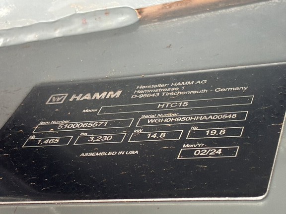 2023 Hamm HTC15