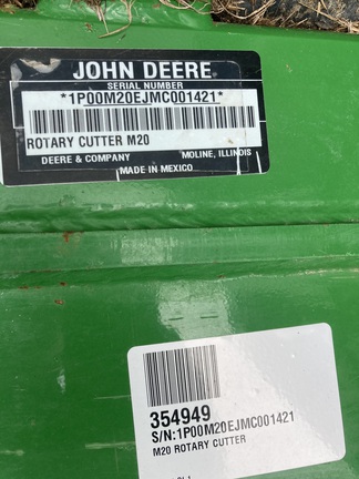 2021 John Deere MX20 Photo 3