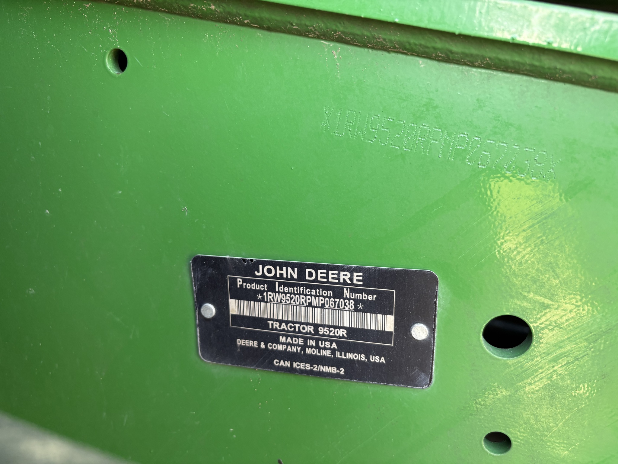  2021 John Deere 9520R at Heritage Tractor in Carthage, IL