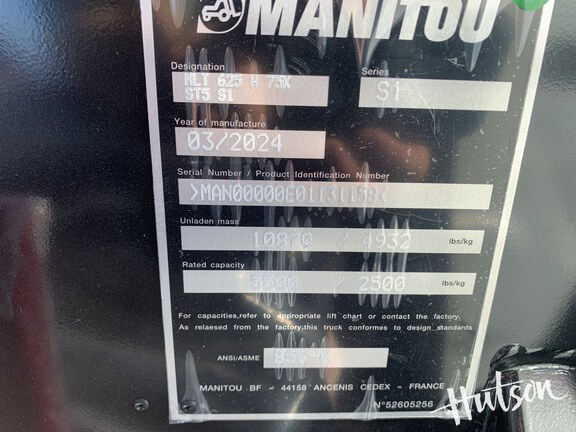 Photo of 2023 Manitou MLT625