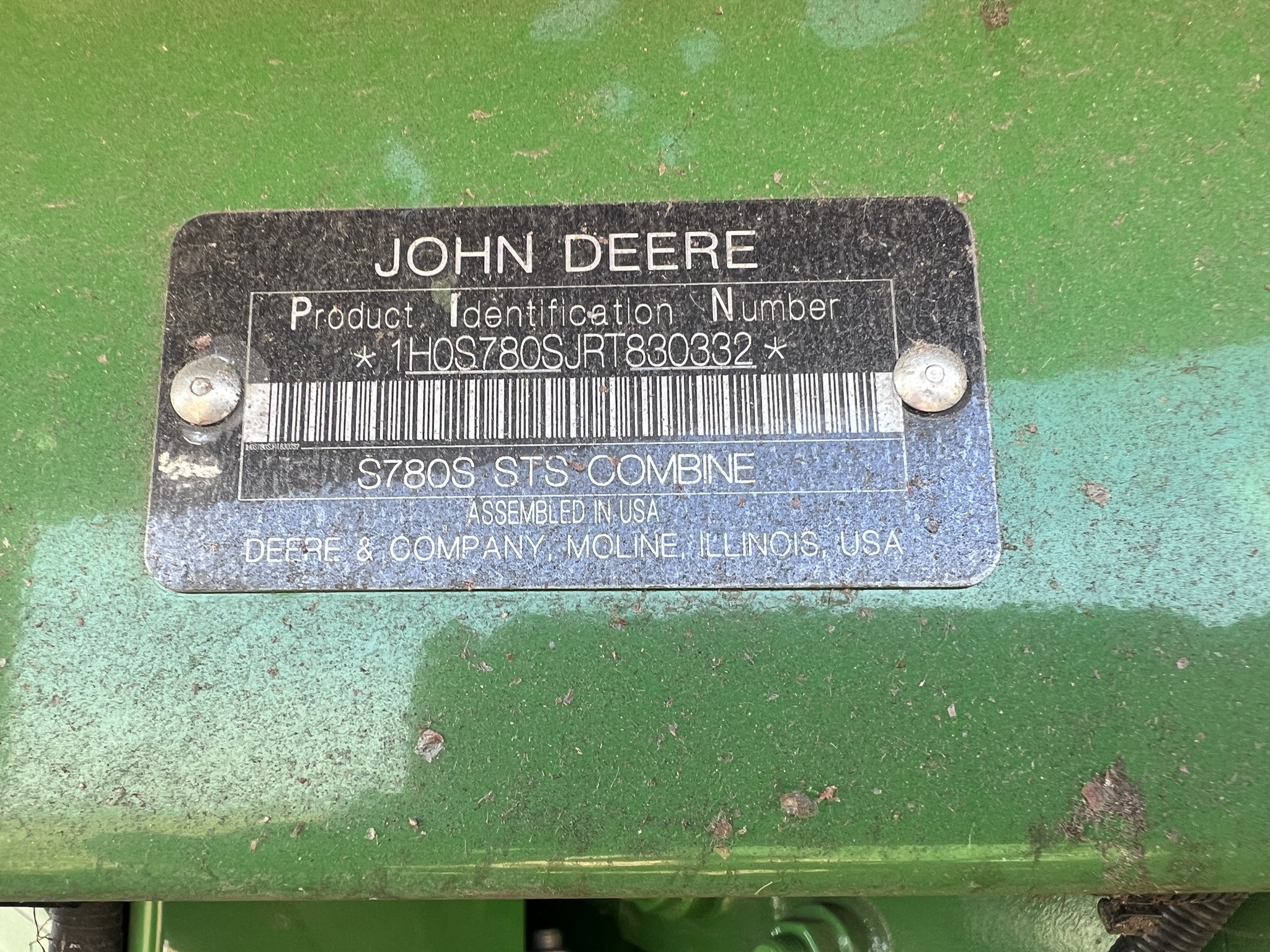 2024 John Deere S780 Image 3