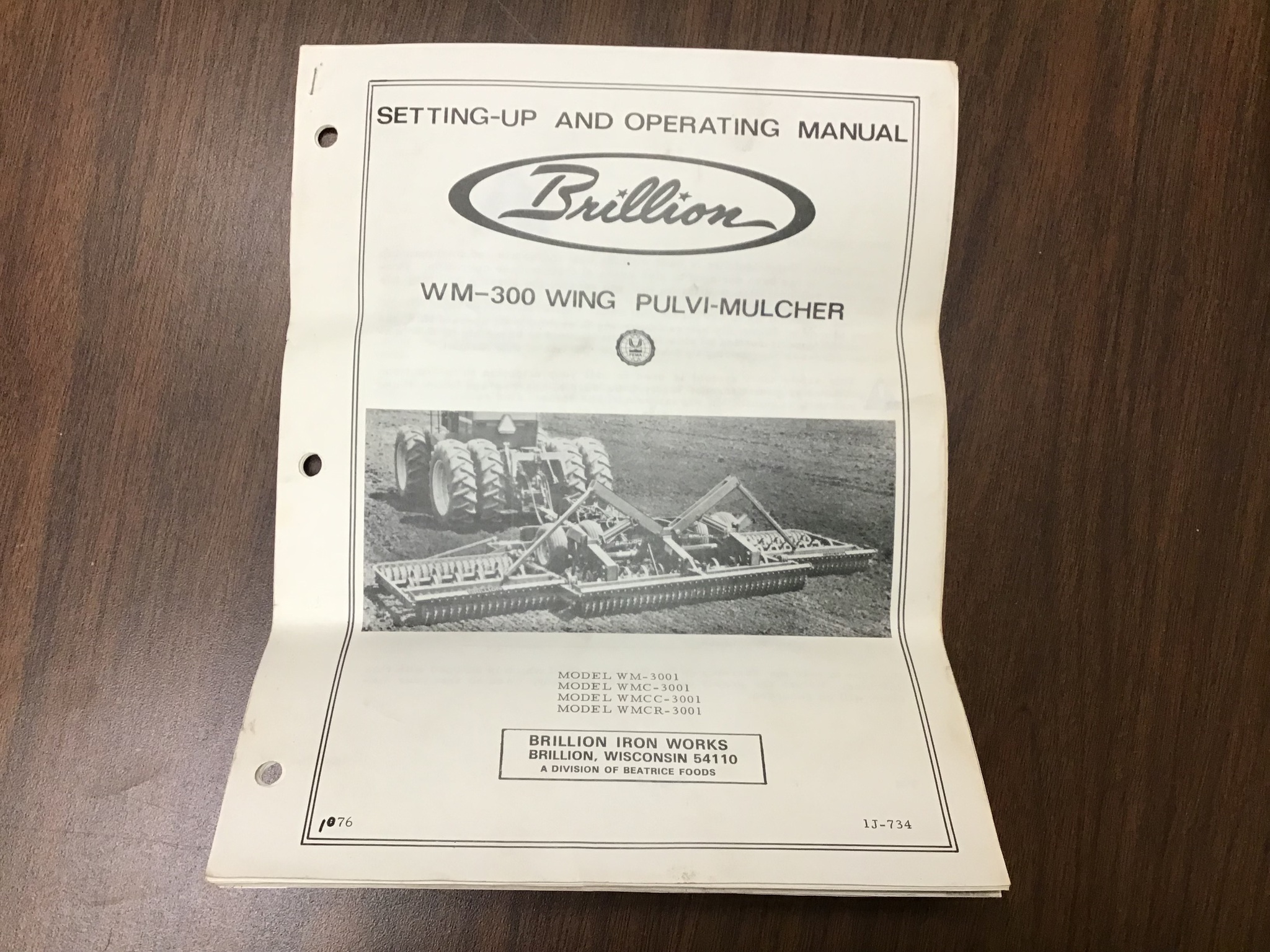 Brillion WM300-01 Image 31