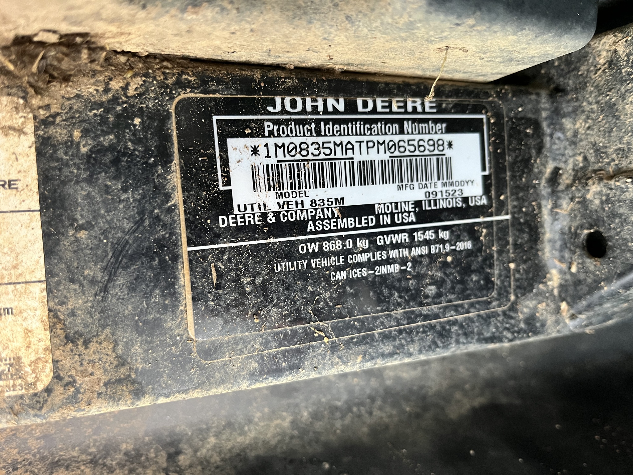  2023 John Deere XUV 835M at Heritage Tractor in Nevada, MO