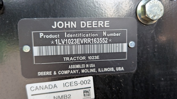 2024 John Deere 1023E