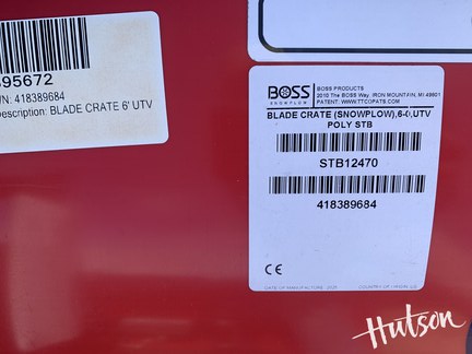 Photo of 2025 Boss STB12470 & STB12070