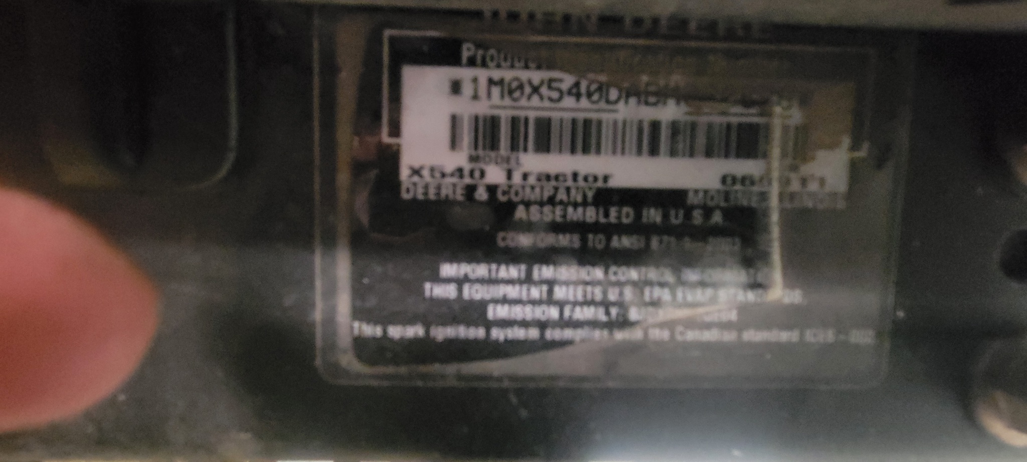 2011 John Deere X540 Image 6