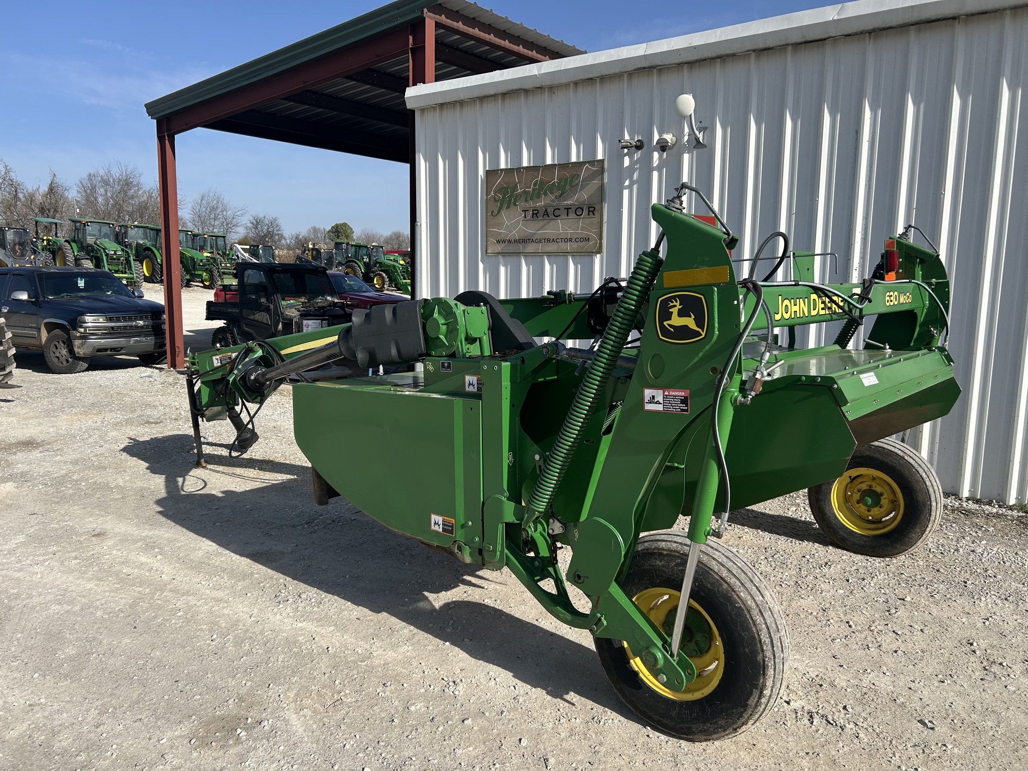  2017 John Deere 630 at Heritage Tractor in Harrison, AR