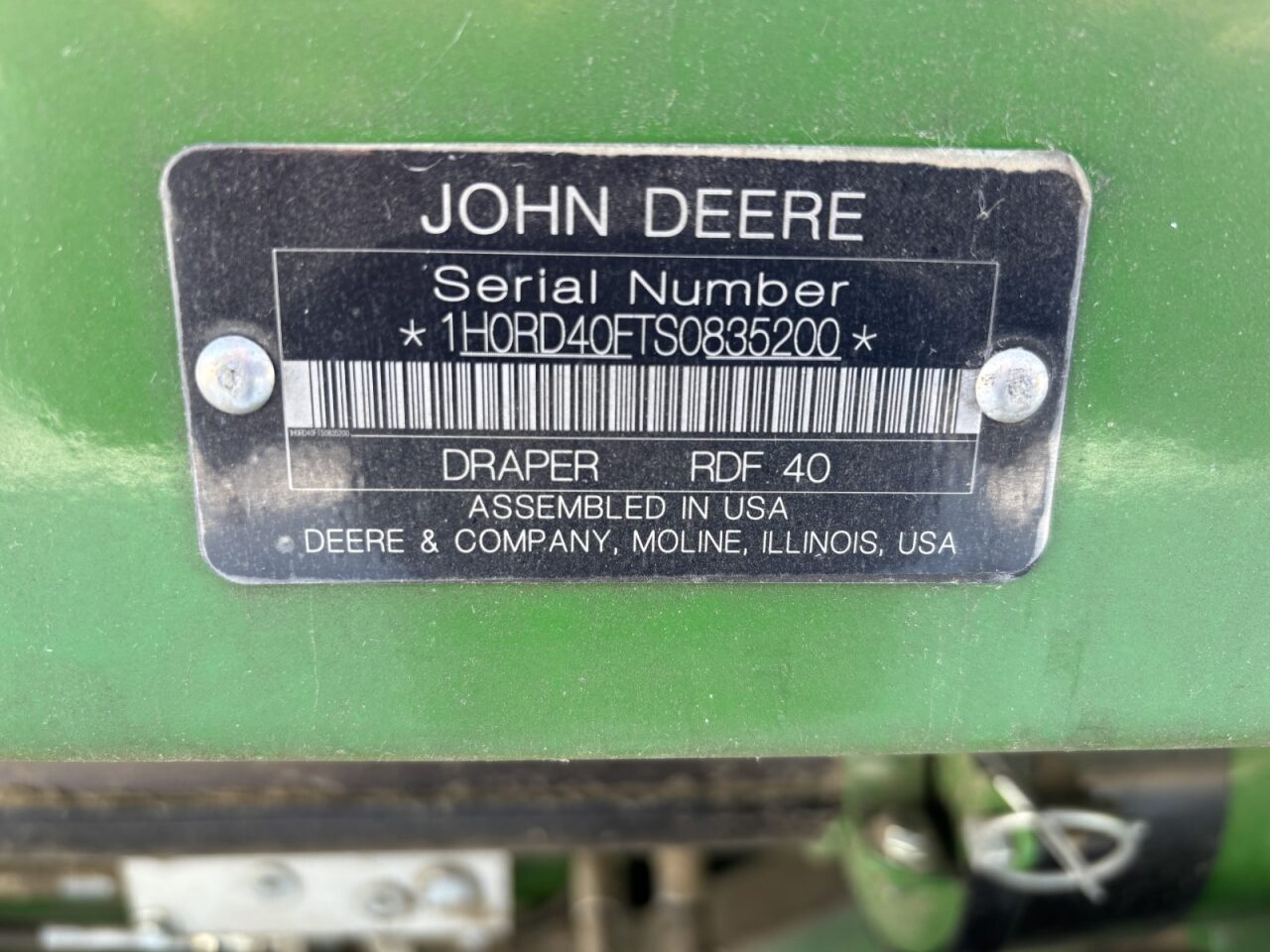 Used 2025 John Deere RDF 40 Combine Platforms at Koenig Equipment in Greensburg, IN - PhotoXL9