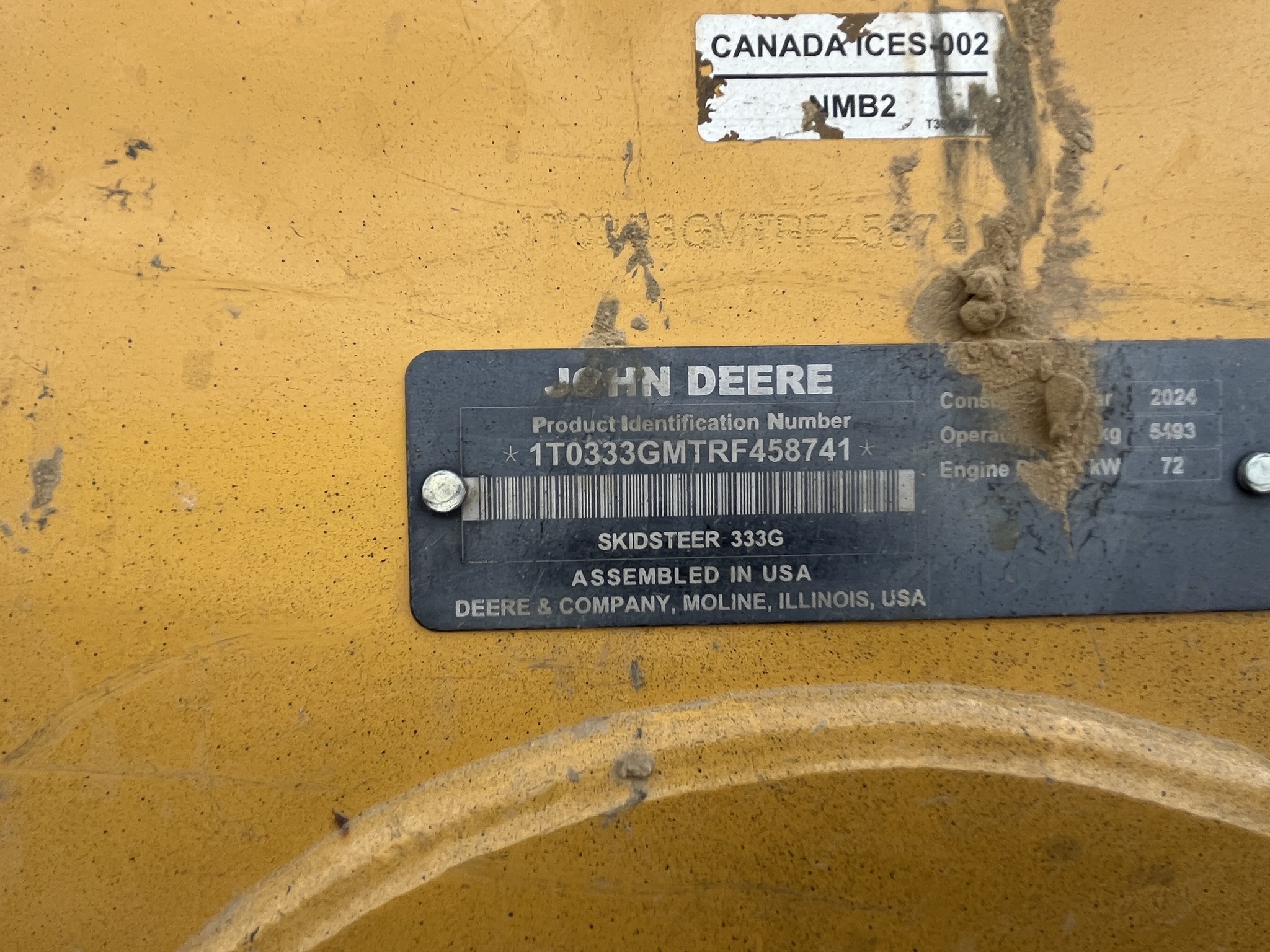  2024 John Deere 333G at Heritage Tractor in Rogersville, MO