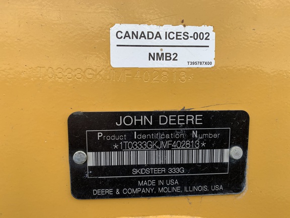 2021 John Deere 333G
