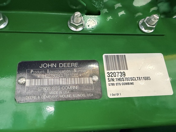 Photo of 2020 John Deere S780