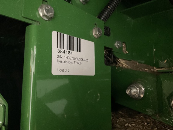 Photo of 2025 John Deere S7 600