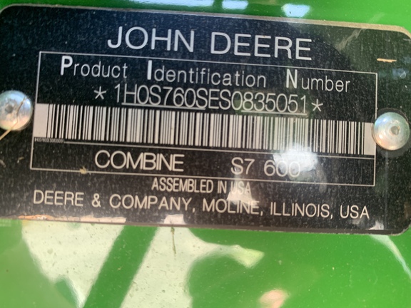 Photo of 2025 John Deere S7 600