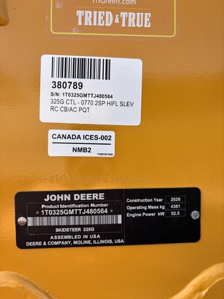 2023 John Deere 325G