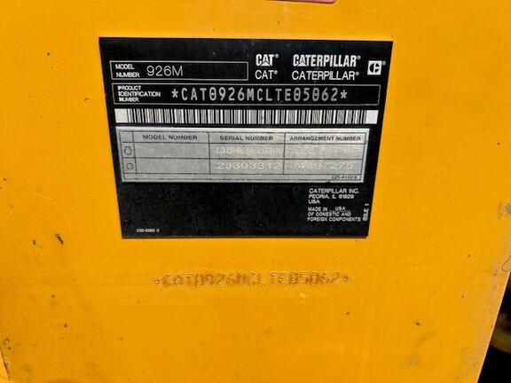 2018 Caterpillar 926M