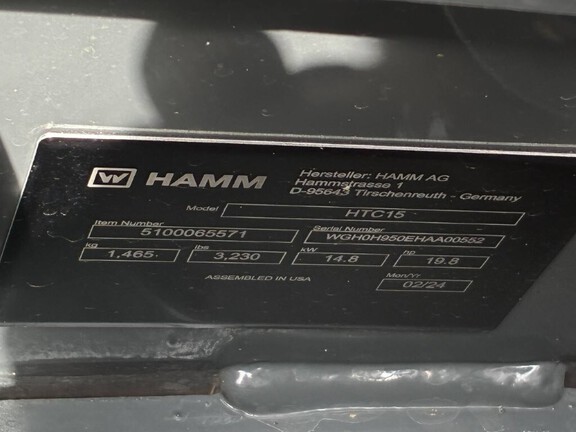 2023 Hamm HTC15
