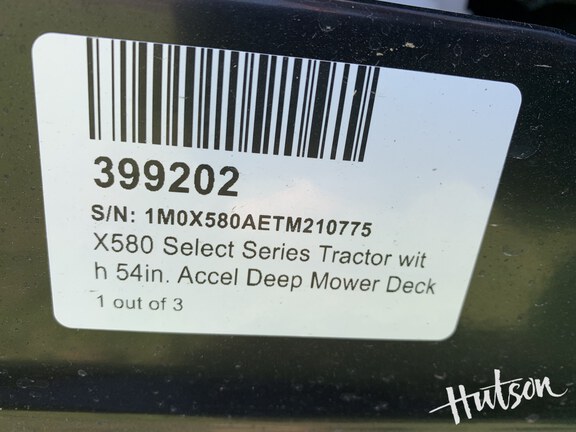 Photo of 2026 John Deere X580