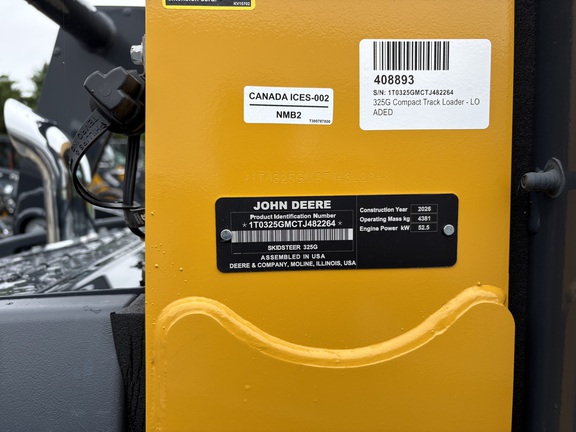 2026 John Deere 325G