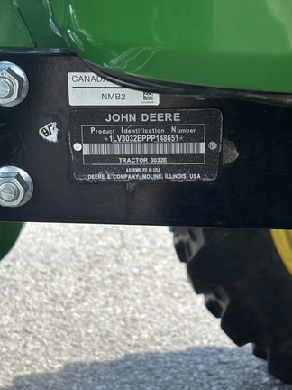 2023 John-Deere 3032E