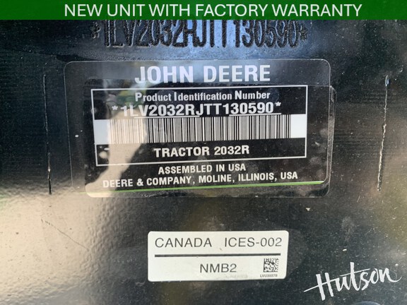 Photo of 2026 John Deere 2032R