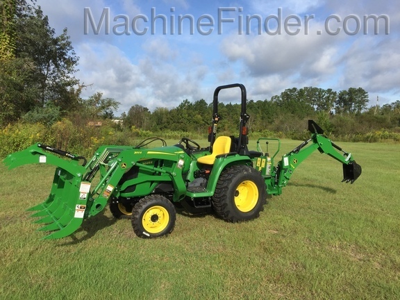 2020 John Deere 3032E TRACTOR-LOADER-BACKHOE -GRAPPLE Image 2