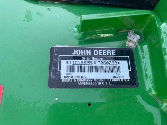  2020 John Deere 62"RD DECK - FRONT MOWER at Heritage Tractor in Smithville, MO
