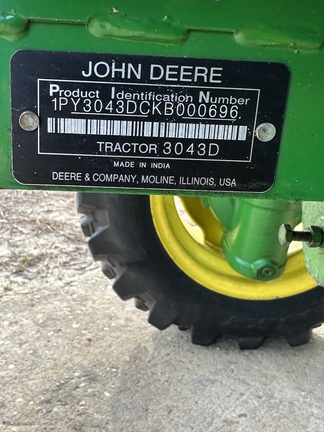 2020 John Deere 3043D Photo 5