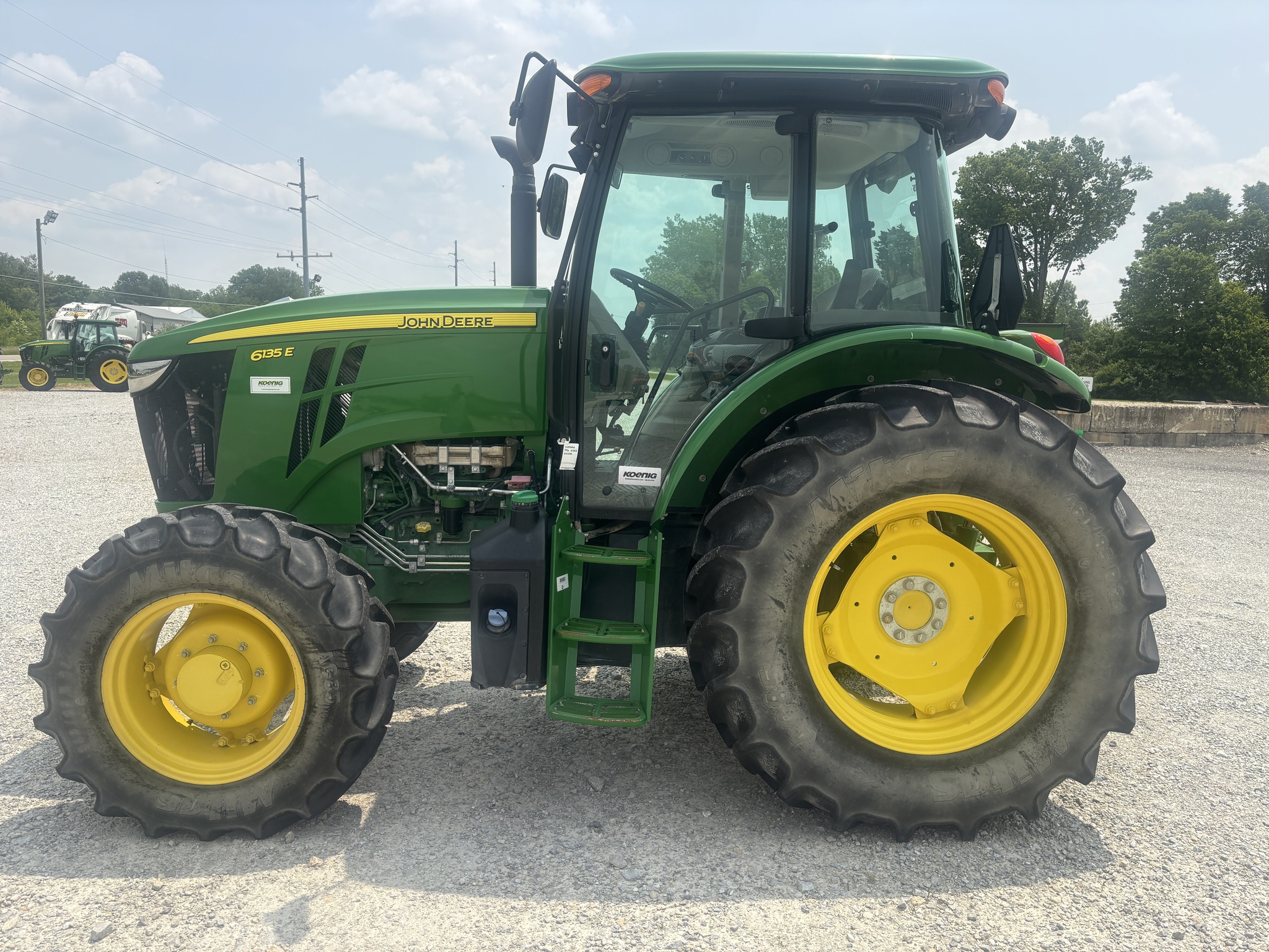 Used 2020 John Deere 6135E Utility Tractors at Koenig Equipment in Urbana, OH - PhotoXL5