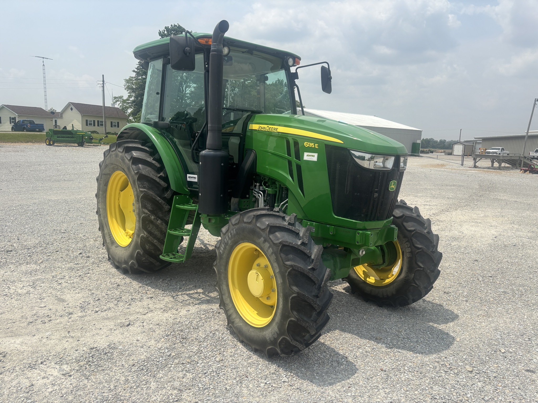 Used 2020 John Deere 6135E Utility Tractors at Koenig Equipment in Urbana, OH - PhotoXL8