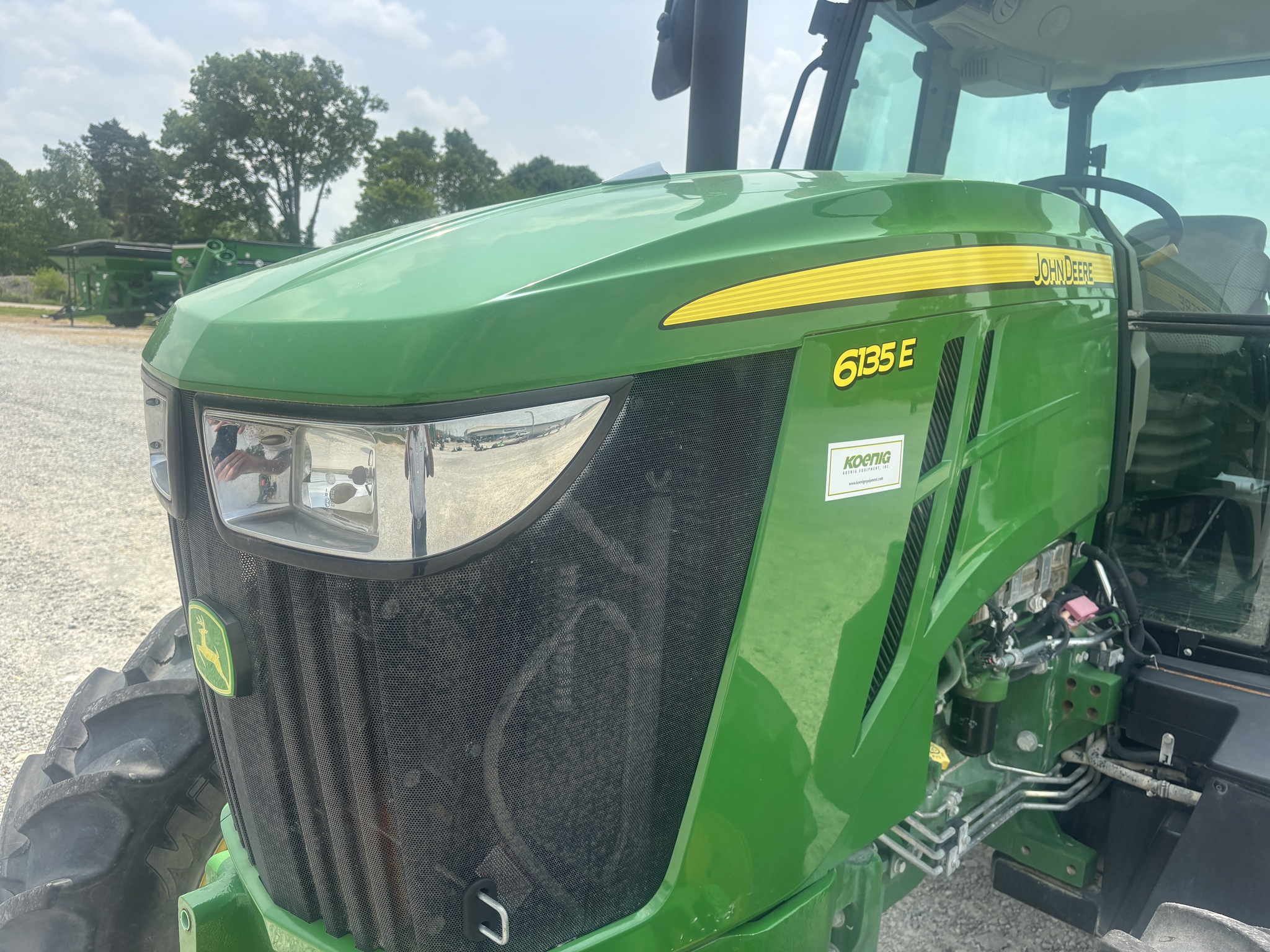Used 2020 John Deere 6135E Utility Tractors at Koenig Equipment in Urbana, OH - PhotoXL12
