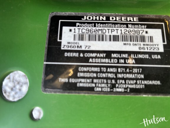 Photo of 2023 John Deere Z960M