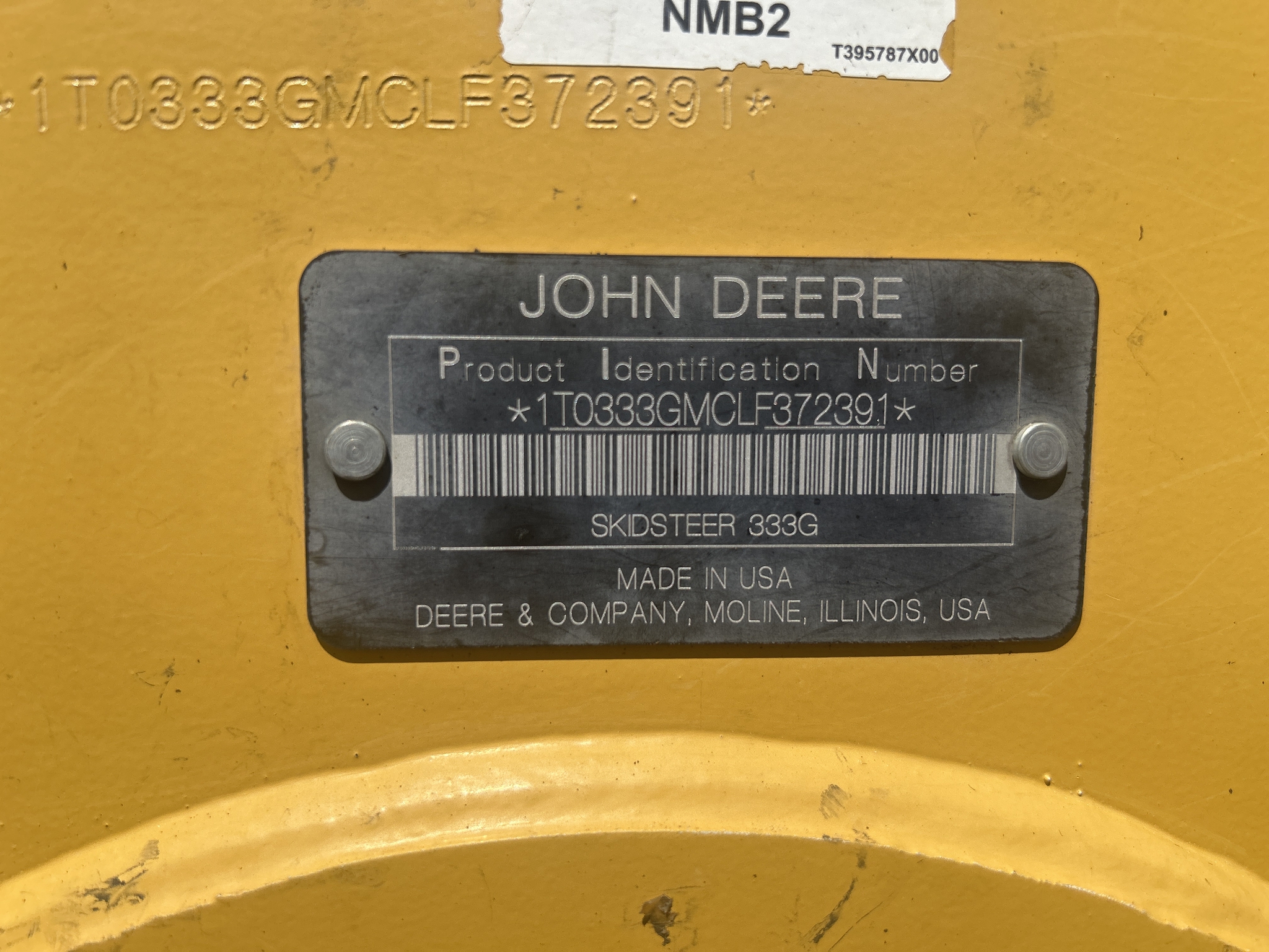2020 John Deere 333G Image 21