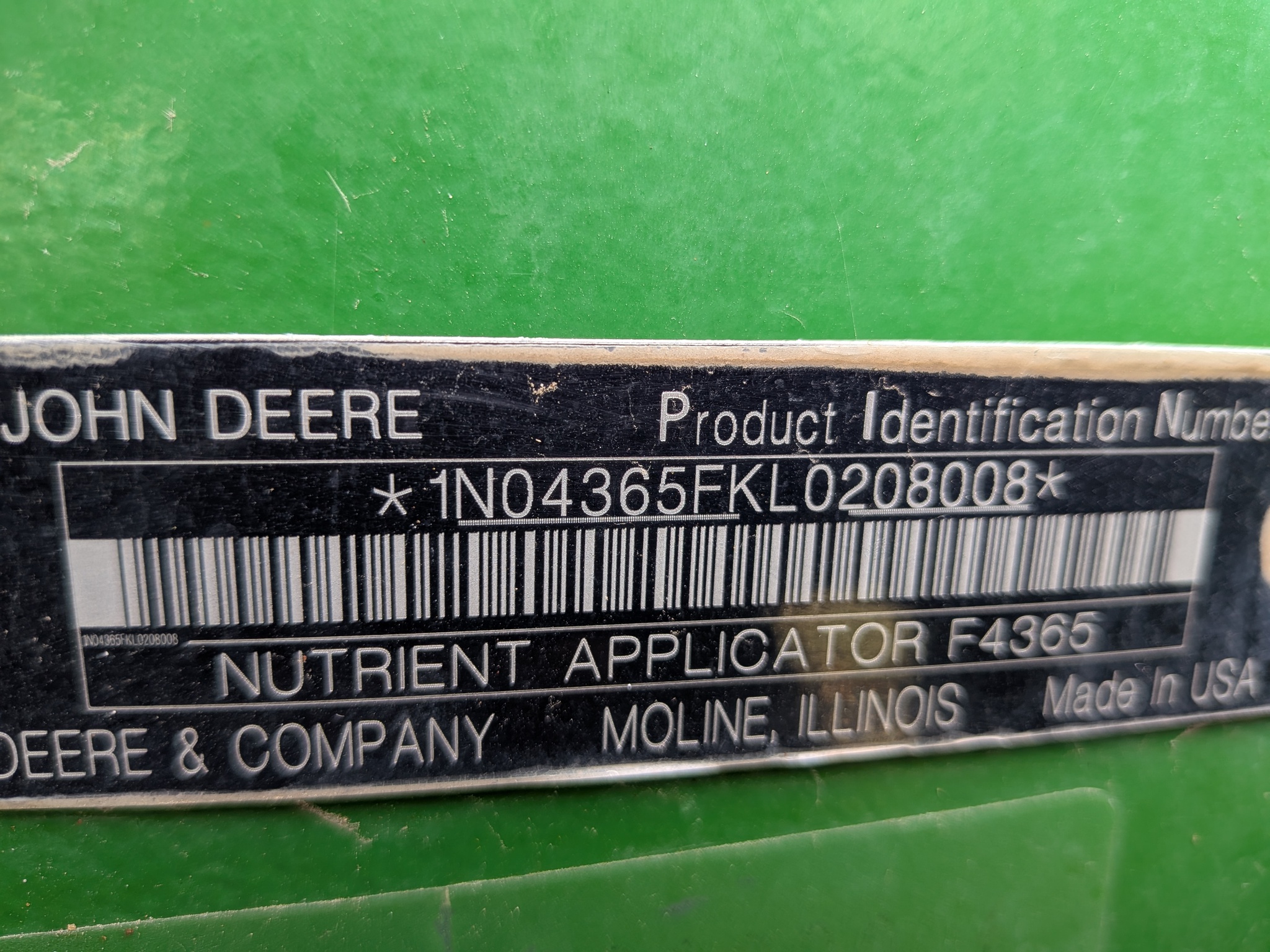  2020 John Deere F4365 at Heritage Tractor in Freeport, IL