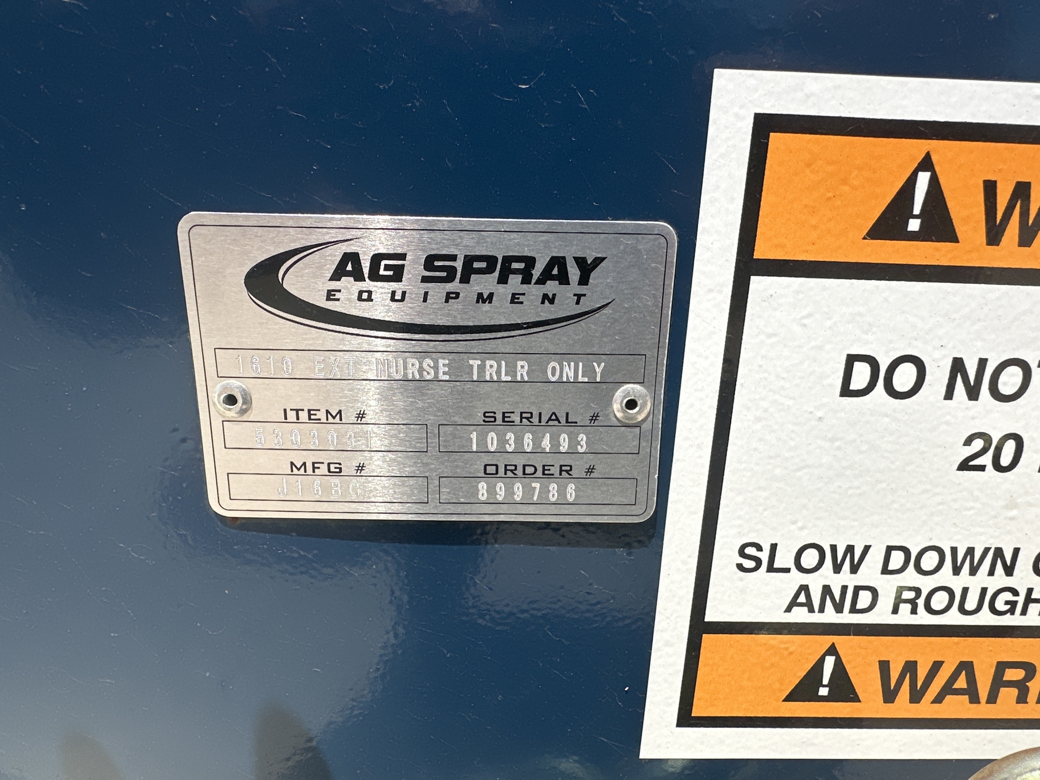 2024 Ag Spray 1610 NT Image 11