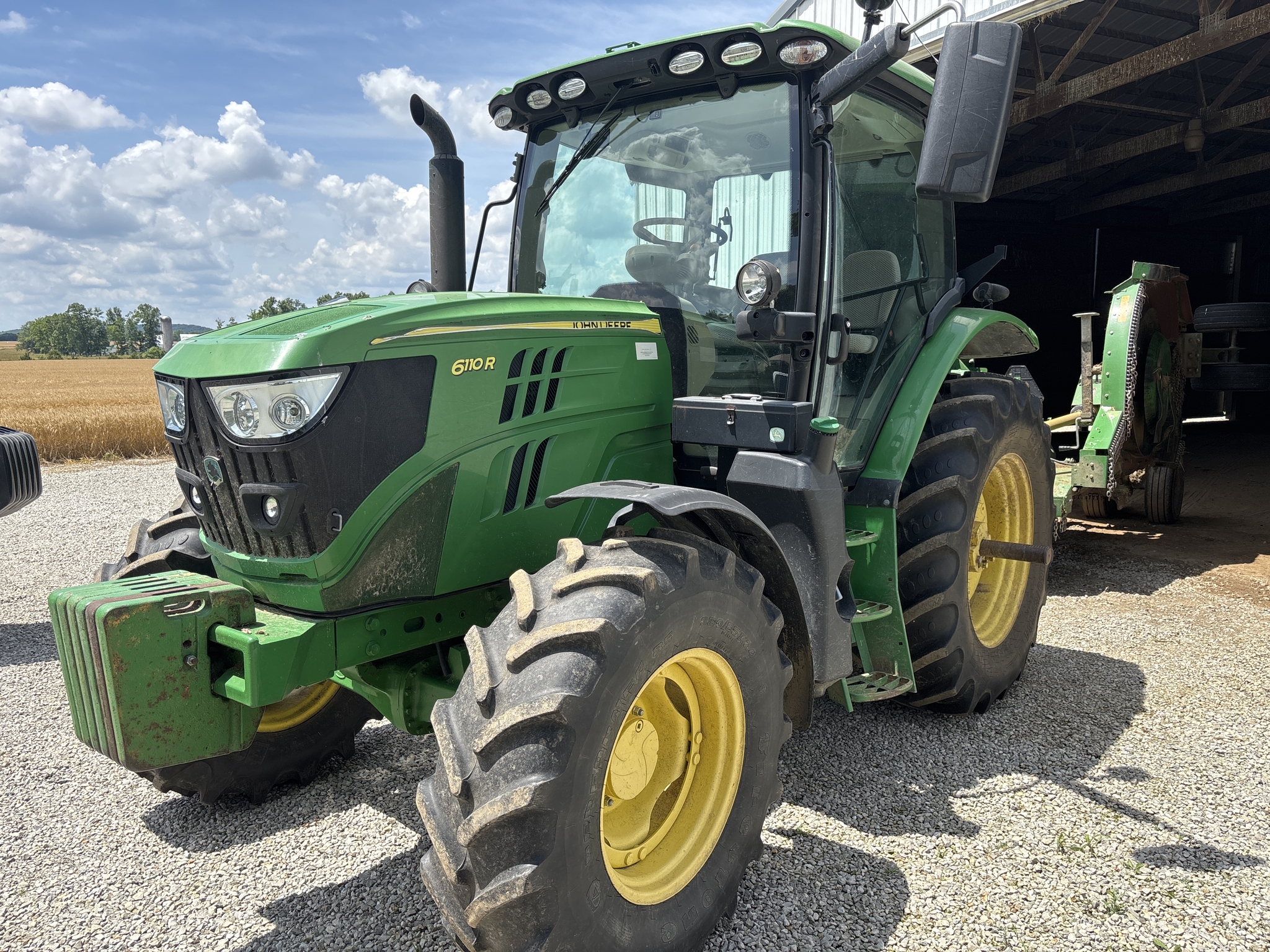 Used 2015 John Deere 6110R Utility Tractors at Koenig Equipment in Anna, OH - PhotoXL6