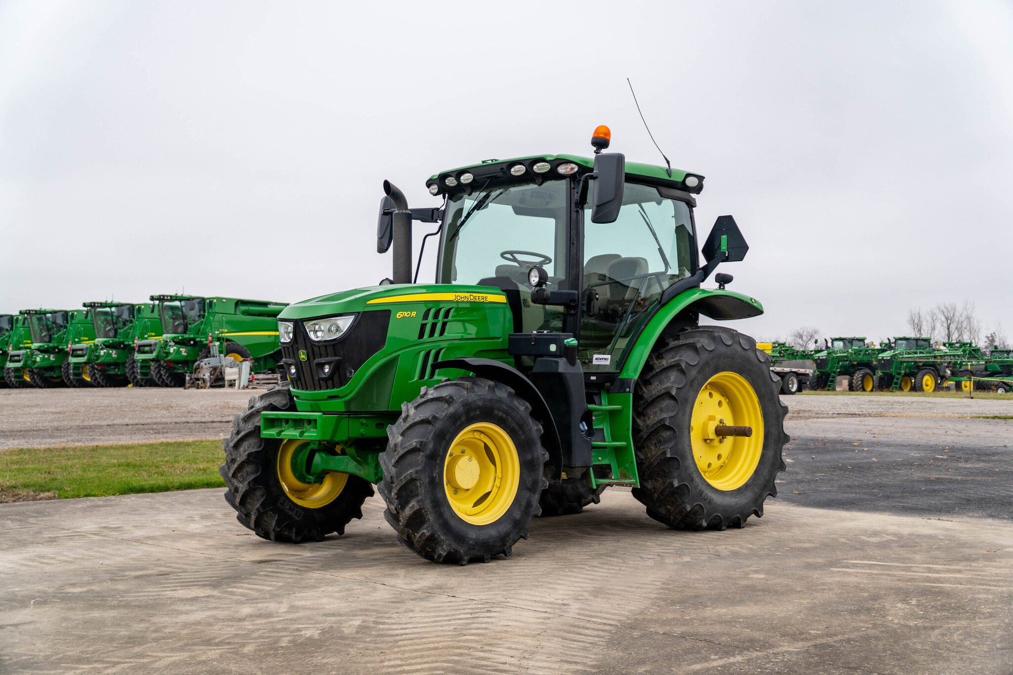 Used 2015 John Deere 6110R Utility Tractors at Koenig Equipment in Anna, OH - PhotoXL0