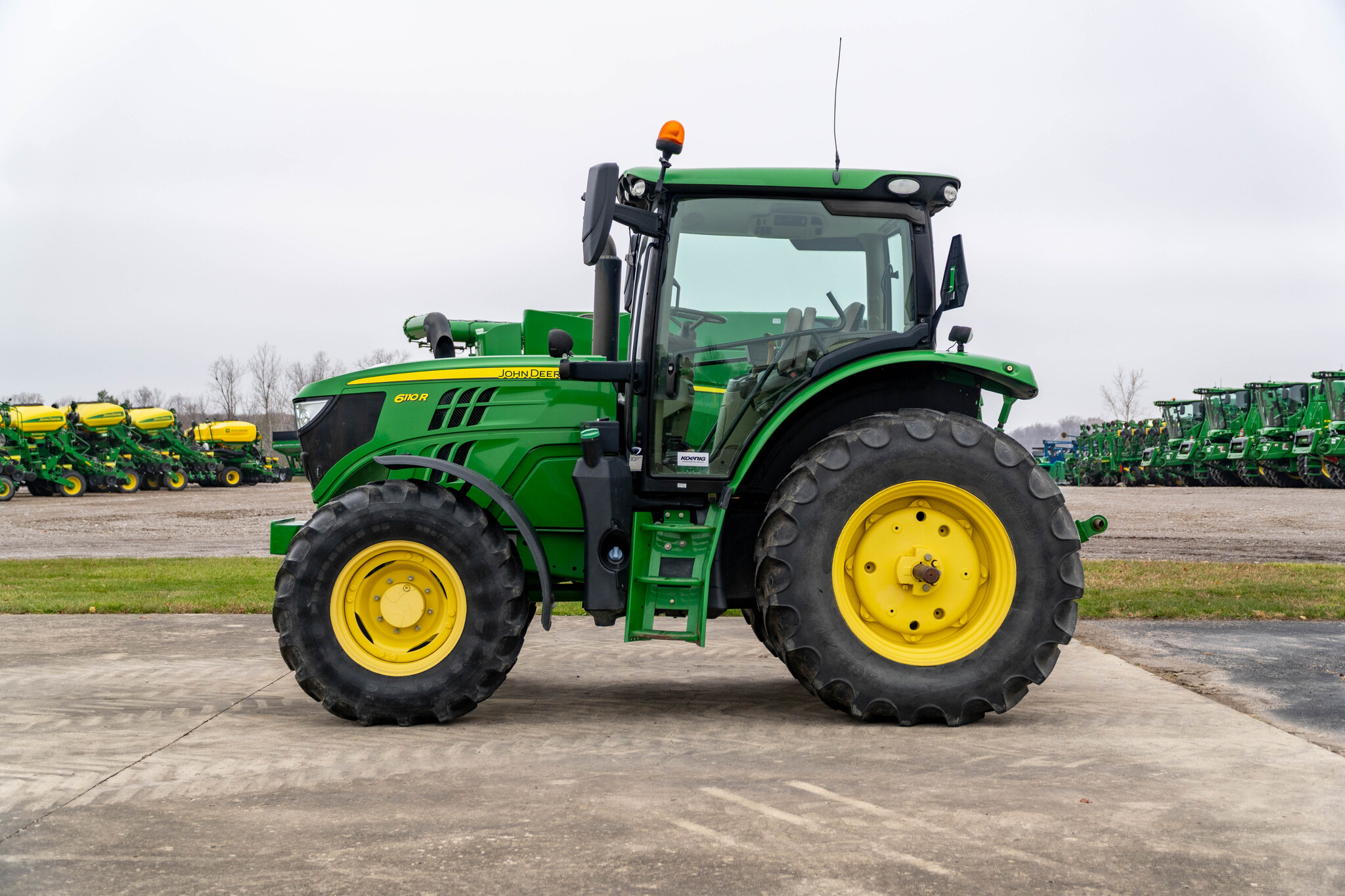 Used 2015 John Deere 6110R Utility Tractors at Koenig Equipment in Anna, OH - PhotoXL1