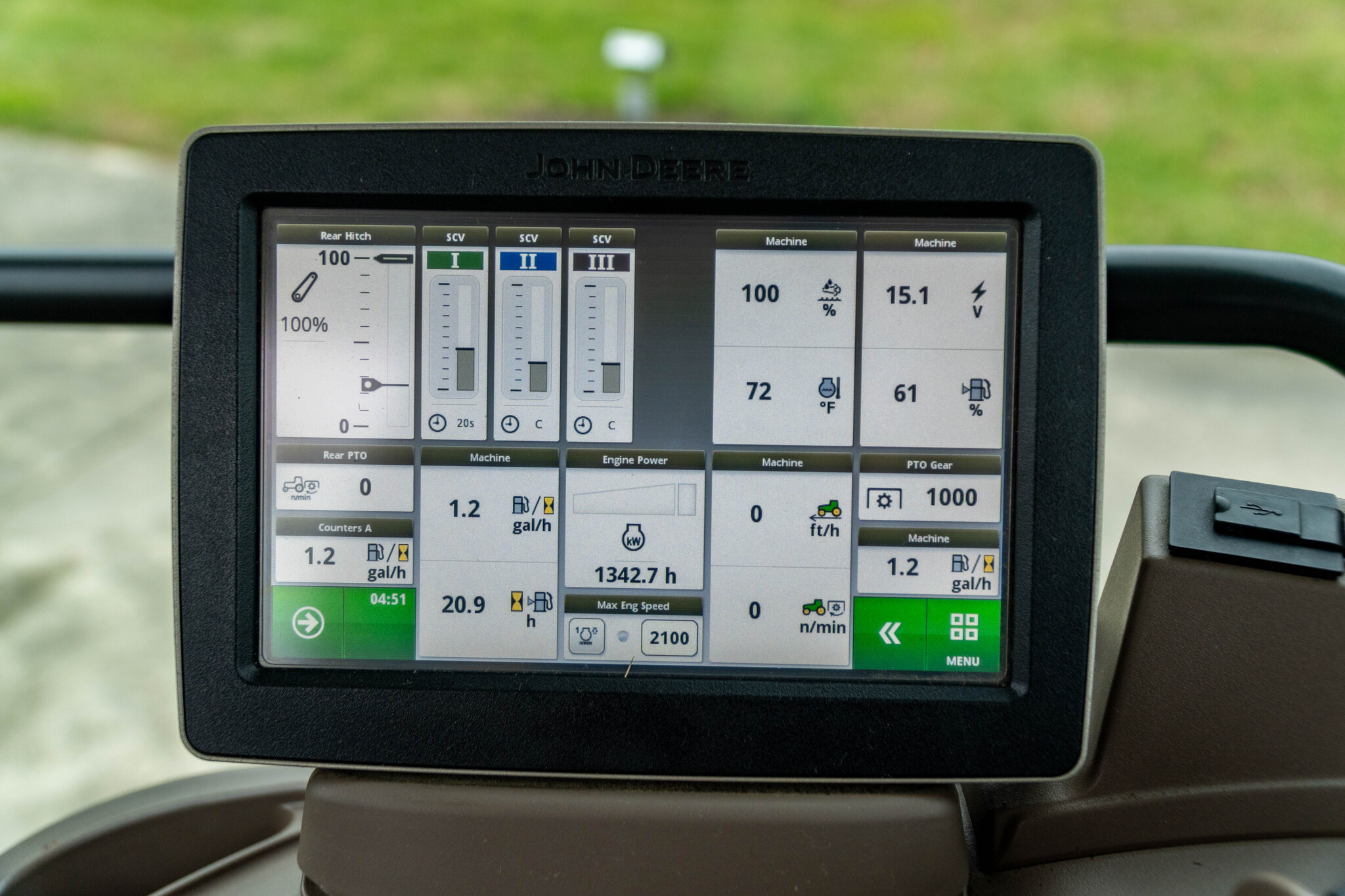 Used 2015 John Deere 6110R Utility Tractors at Koenig Equipment in Anna, OH - PhotoXL30