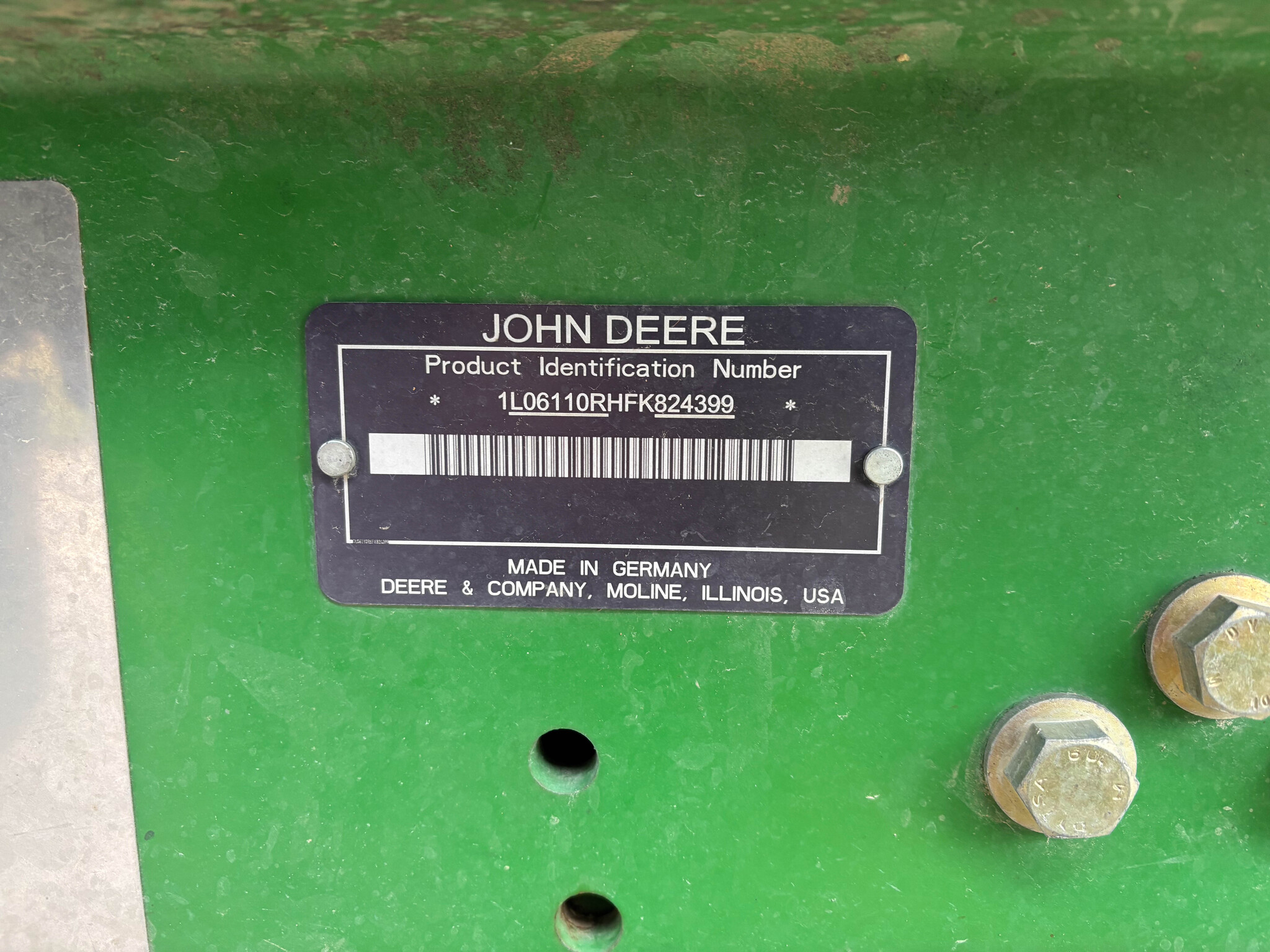 Used 2015 John Deere 6110R Utility Tractors at Koenig Equipment in Anna, OH - PhotoXL34