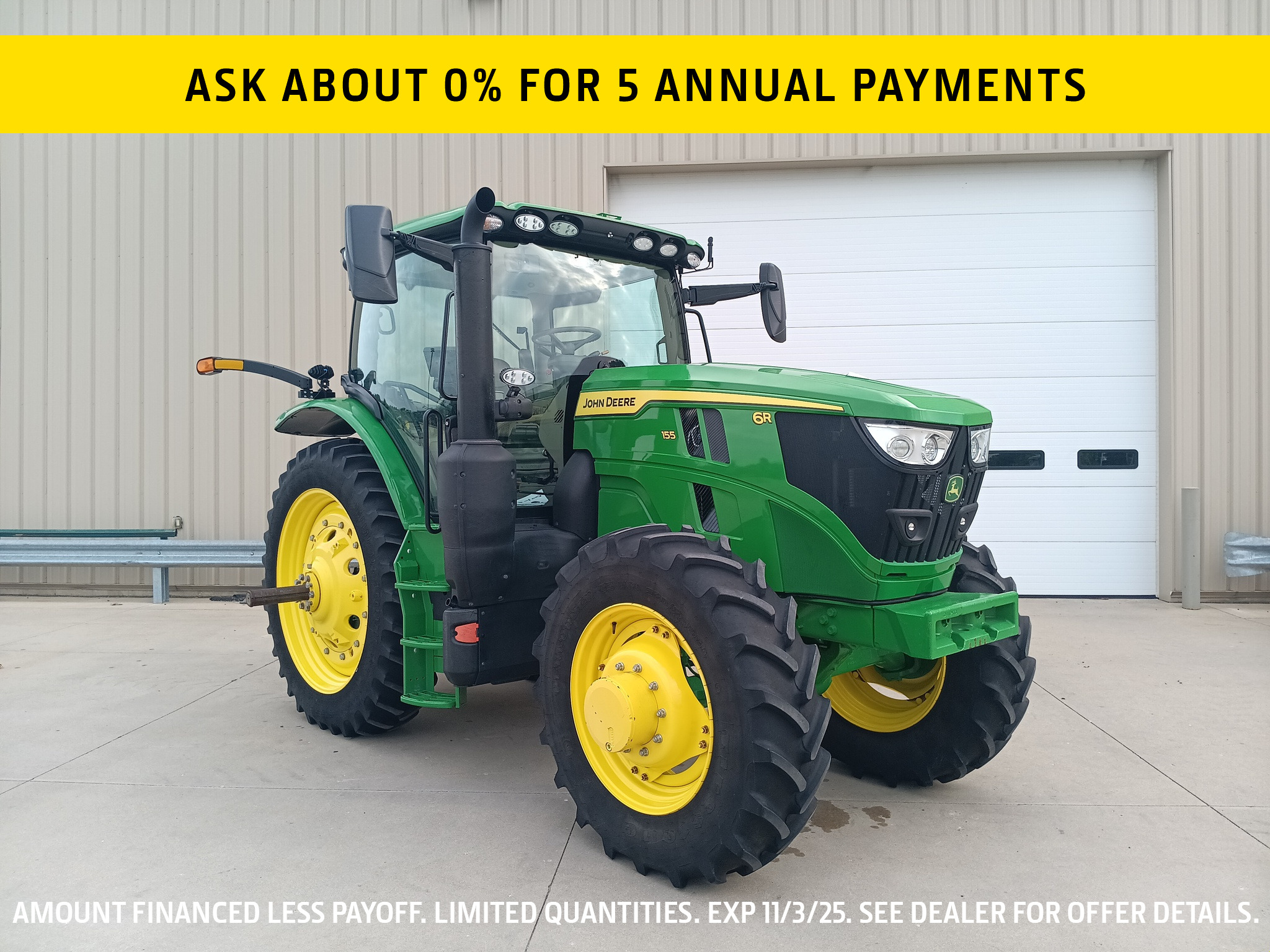 2023 John Deere 6R 155 Image 1