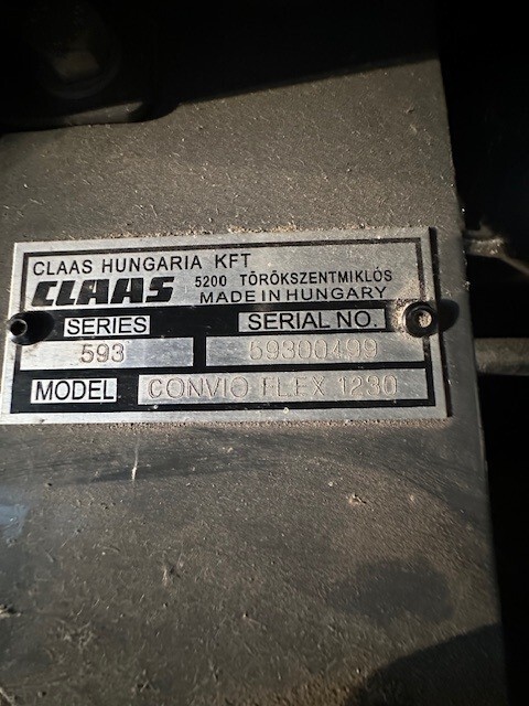  2022 Claas Convio Flex 1230 at Heritage Tractor in Freeport, IL