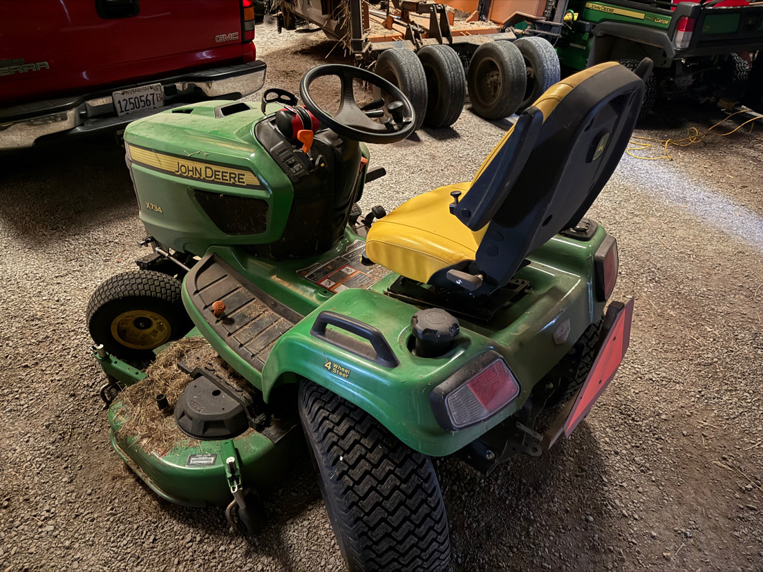  2024 John Deere X734 at Heritage Tractor in Lacon, IL