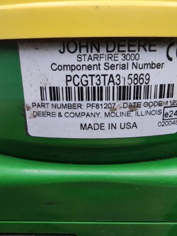 2011 John Deere SF3000 W/SF1 Image 3