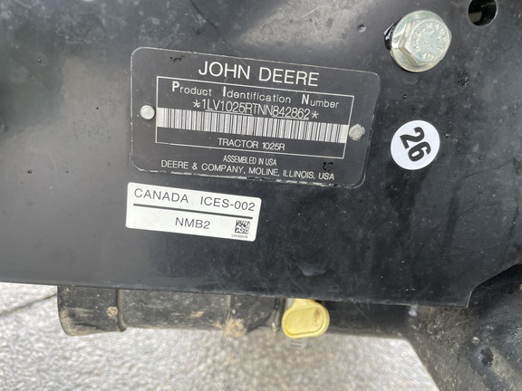 2022 John-Deere 1025R